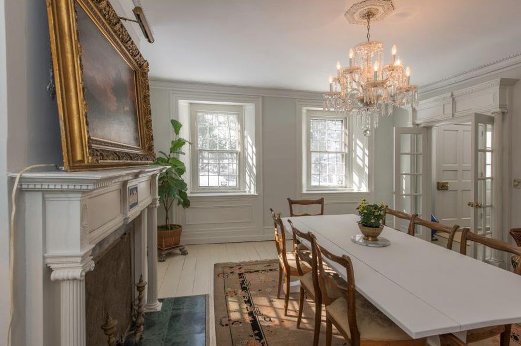 Tucked away beside the Harlem Valley Rail Trail is this old-world Federal-style home, complete with trimmed hedges leading to the front door, is on the market for $1,248,000. bit.ly/2GSlrgR