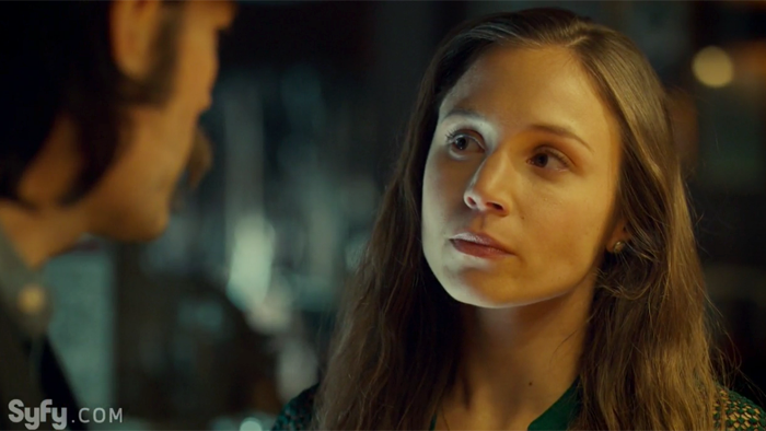 PunkyStarshine's tweet image. "At this, Waverly straightens her spine and steels her face, saying the only thing she is is stupid for trusting him in the first place. 

INSERT WYNONNA EARP 103-9 Caption: BRAVE LITTLE TOASTER"
#WynonnaEarp #retrorecap