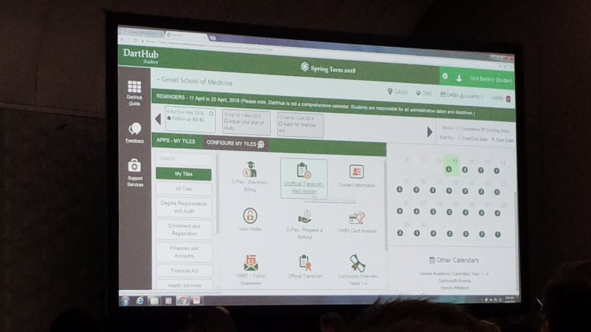 Tom Willner On Twitter Dartmouth Using Ellucianinc Banner 9