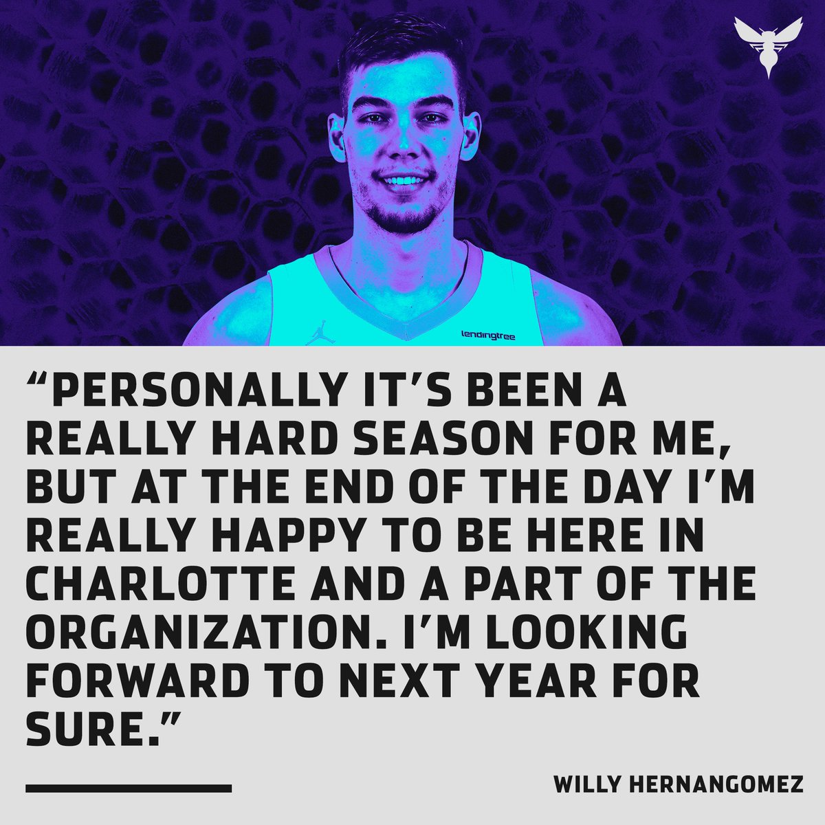 .@willyhg94 in his postseason exit interview on joining #BuzzCity midway through the season. https://t.co/ZXfSqJhFfY