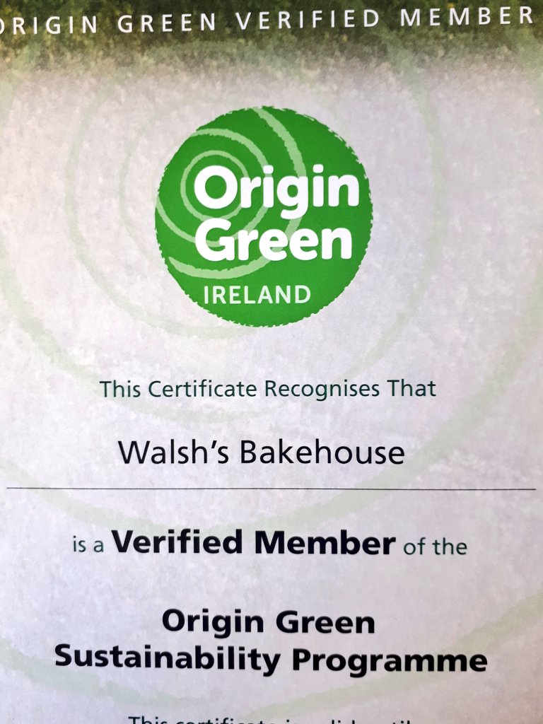 Walsh's Bakehouse (@walshsbakehouse) on Twitter photo Being part of @OriginGreen is such an important part of our story, our ethos and that of our customers <a href="/Bordbia/">Bord Bia - The Irish Food Board</a> #MPI2018 Being part of @OriginGreen is such an important part of our story, our ethos and that of our customers <a href="/Bordbia/">Bord Bia - The Irish Food Board</a> #MPI2018