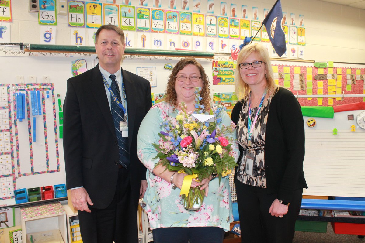 Congratulations Mrs. Shaw PES Teacher of the Year!
