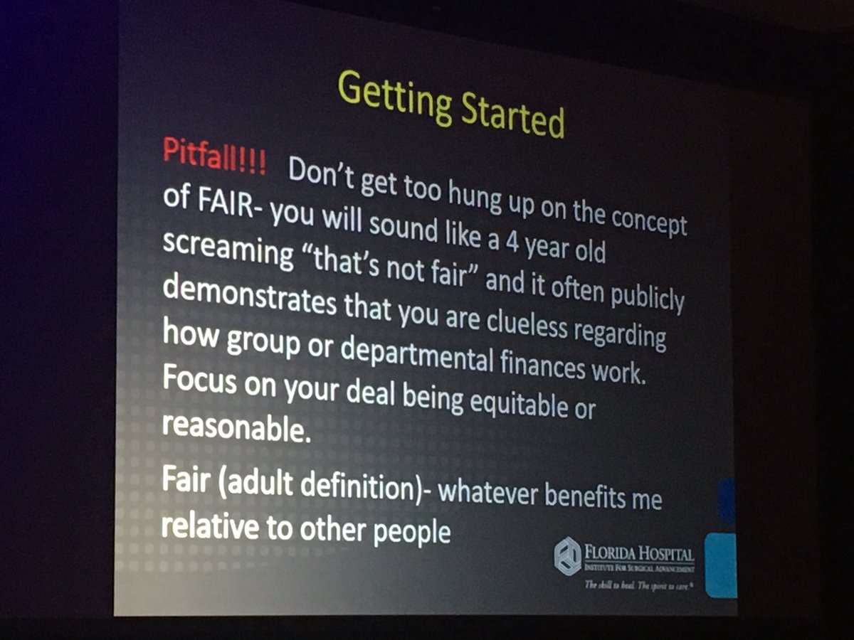 heatherevansmd's tweet photo. Don't get caught up on the concept of "fair" #SteveEubanks #SAGES2018 #academicbootcamp https://t.co/g7AUKFAvQT