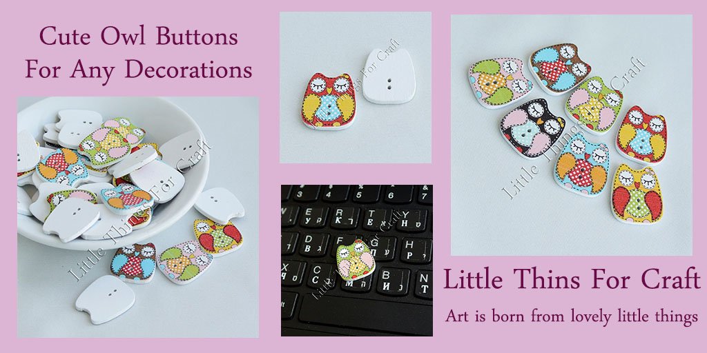 sem_jeremy's tweet photo. Cute wooden kids sewing owls craft buttons
#buttonlovers #wooden #kidscrafts #owl
https://t.co/1mXXCRlTyW https://t.co/6dO85PxsmQ