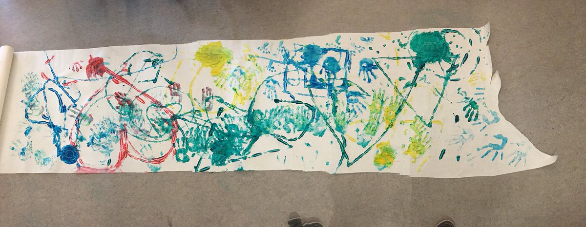 rich_ready's tweet image. We needed a break while using #designthinking to create Sphero powered driverless cars. Sphero art. I had to try it. What fun. @ZibinDarcie #sd79learn @SpheroEdu @LisaRead