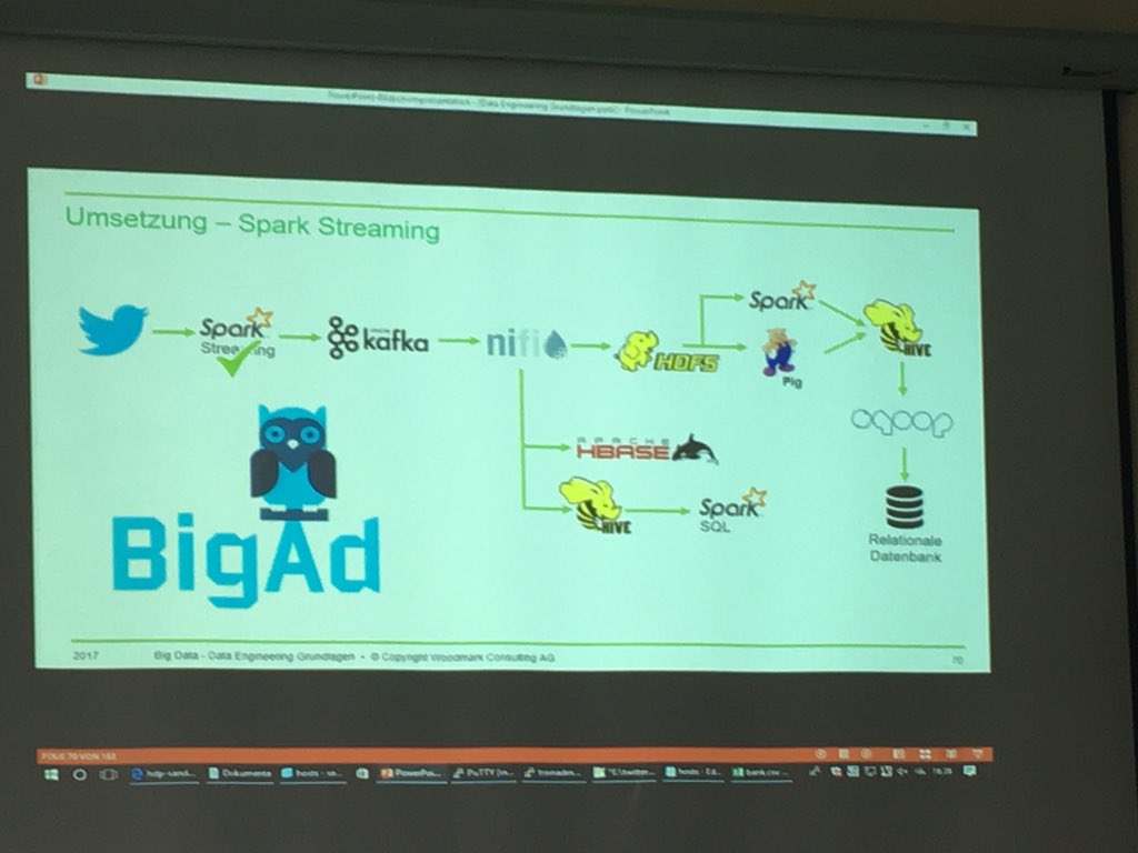 MariaGorbunova8's tweet image. #BigData Engineering- dreitägige Schulung bei der Integrata in Frankfurt #bigdataengineering #bigdataarchitectur #hadoop