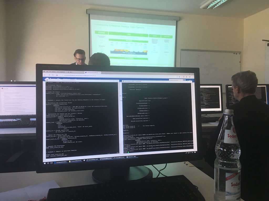 MariaGorbunova8's tweet image. #BigData Engineering- dreitägige Schulung bei der Integrata in Frankfurt #bigdataengineering #bigdataarchitectur #hadoop