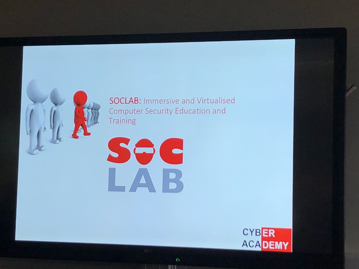 digitfyi's tweet image. It’s now #Scotland’s favourite #cyberstar @billatnapier #SOCLAB @EdinburghNapier #WOOOOOOO!