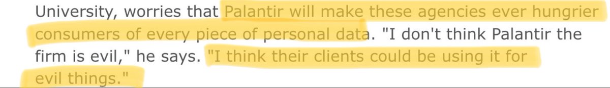 A  #Palantir engineer, exposed by “Anonymous” was caught participating in a plot to break into the PCs of  @wikileaks supporters and was quietly rehired by them after being placed on leave.  #ReconnectJulian