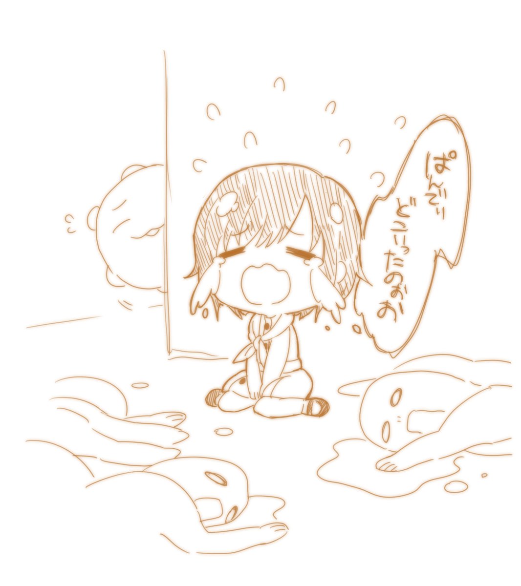 #かしこまり 幼児退化ちゃんまーりを守ってあげたい 