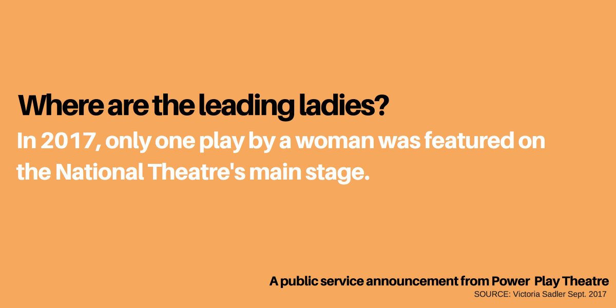 powerplaycrew's tweet photo. And only 7 out of 21 overall @VictoriaJSadler @NationalTheatre @ERA50_50 #2to1Problem #BossyFollowThread https://t.co/Nqvfcsl5Wv