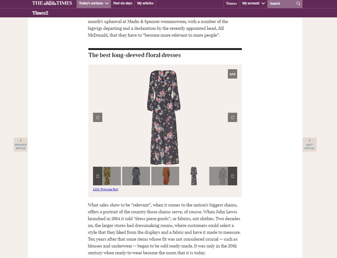 primrose clothing website