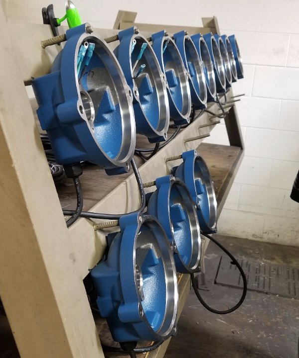 Did you know that Weil uses a multi-part #watertight cable sealing system for our pump #motorcovers? We start with a compression cable grip, followed by an #epoxy filled cable channel, topped off with a hermetic isolator block! #warehousewednesday #americanmanufacturing