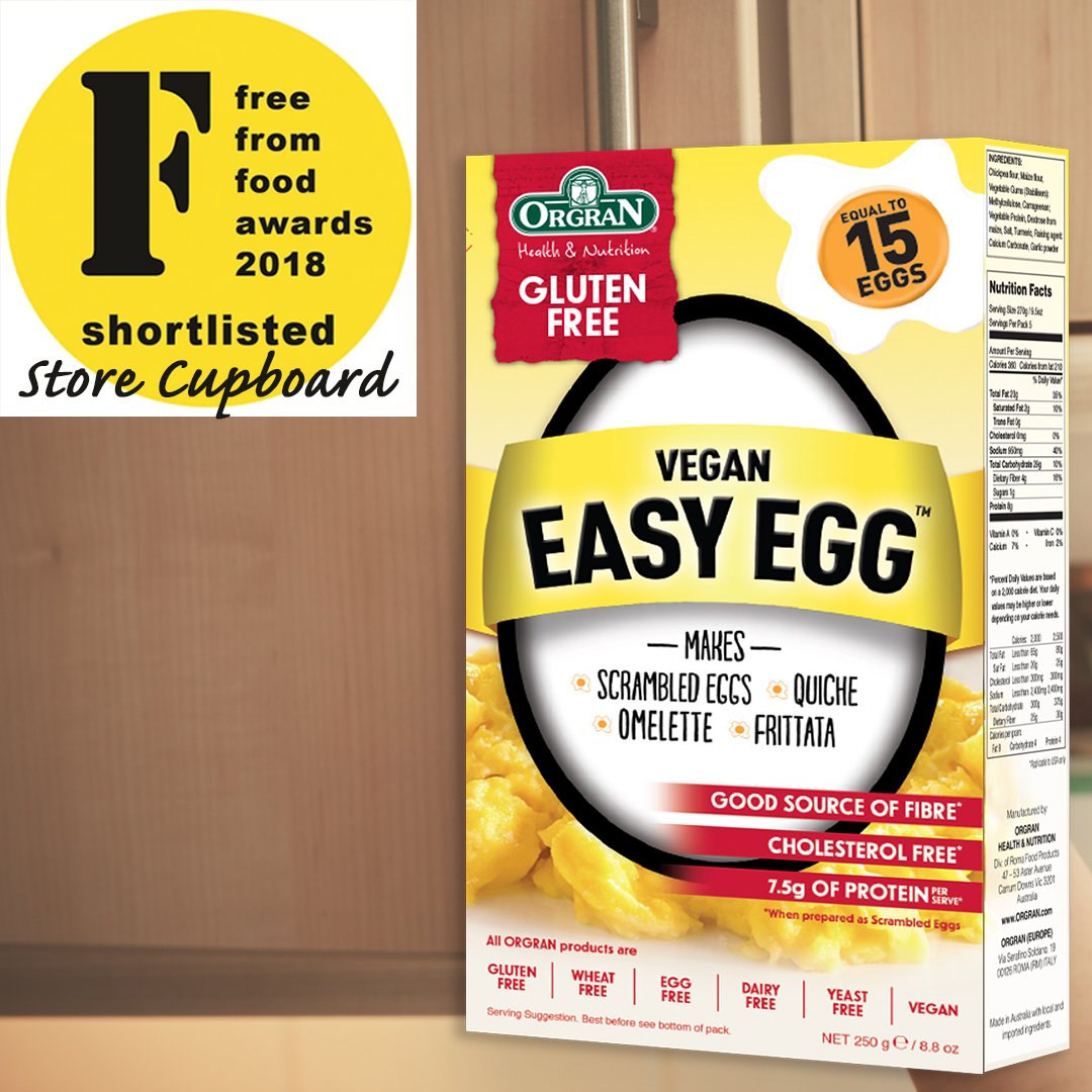 We're looking forward to the <a href="/FFFoodAwards/">Free From Awards</a> next week. We've entered our Vegan Easy Egg 🥚 Have you tried it yet? #eggfree #noegg #veganegg