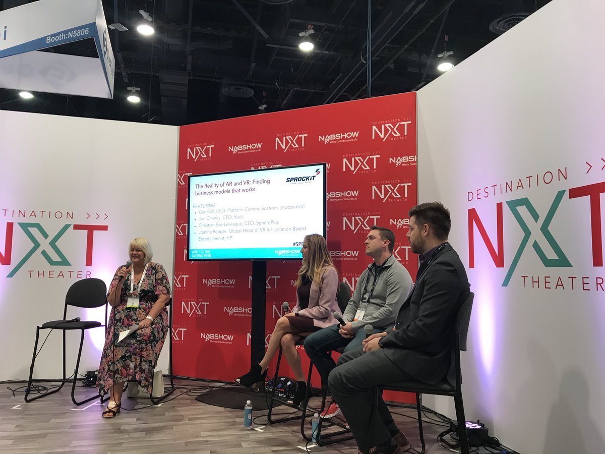 SPROCKIT's tweet photo. One of the hottest topics: VR at the #destinationNXT stage! https://t.co/6hQj0F4dB3