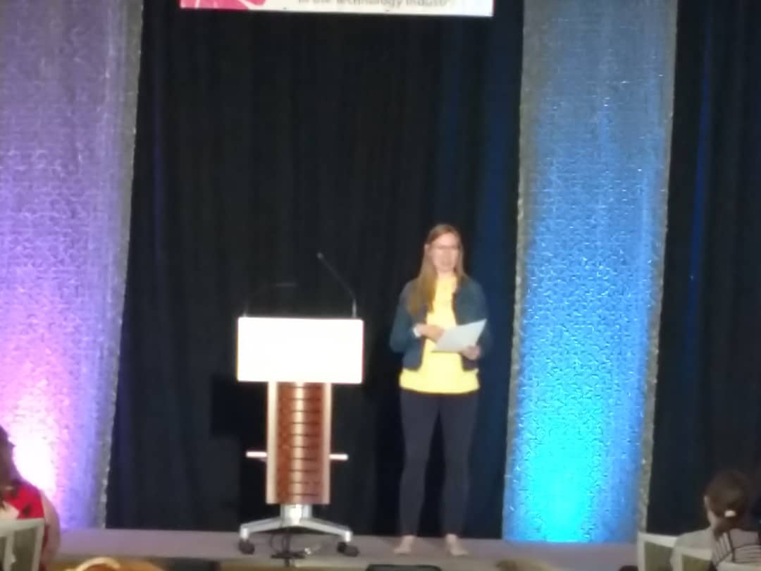 drigin's tweet image. Janice is kicking it off! #actwnational #chicktech #womeninSTEM