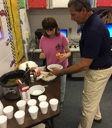 BMSPantherPride's tweet photo. BMS #FANS club along with Mrs. Cerny's students have done an outstanding job with their garden. Dr. Gary, Ms. Fisher and Mrs. Boss enjoyed some delicious collard greens today. #farmtoschool #collardgreens #bmsfans @Grantham_Greats https://t.co/GNcSpHNUKj
