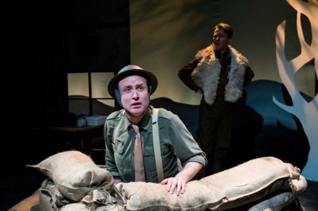 #HappyWarriors stars @PontinSimon as Randolph Churchill, @neilchinneck as Waugh &amp; <a href="/MarthaDancy/">Martha Dancy</a> as Zora. It's directed by #OlivierAwards nominated #AndrewCWadsworth.

See more #photos of the #WWII action: mytheatremates.com/happywarriors_…
<a href="/happy_warriors/">Happy Warriors</a> <a href="/GatehouseLondon/">Upstairs At The Gatehouse</a> #advertiser RT!