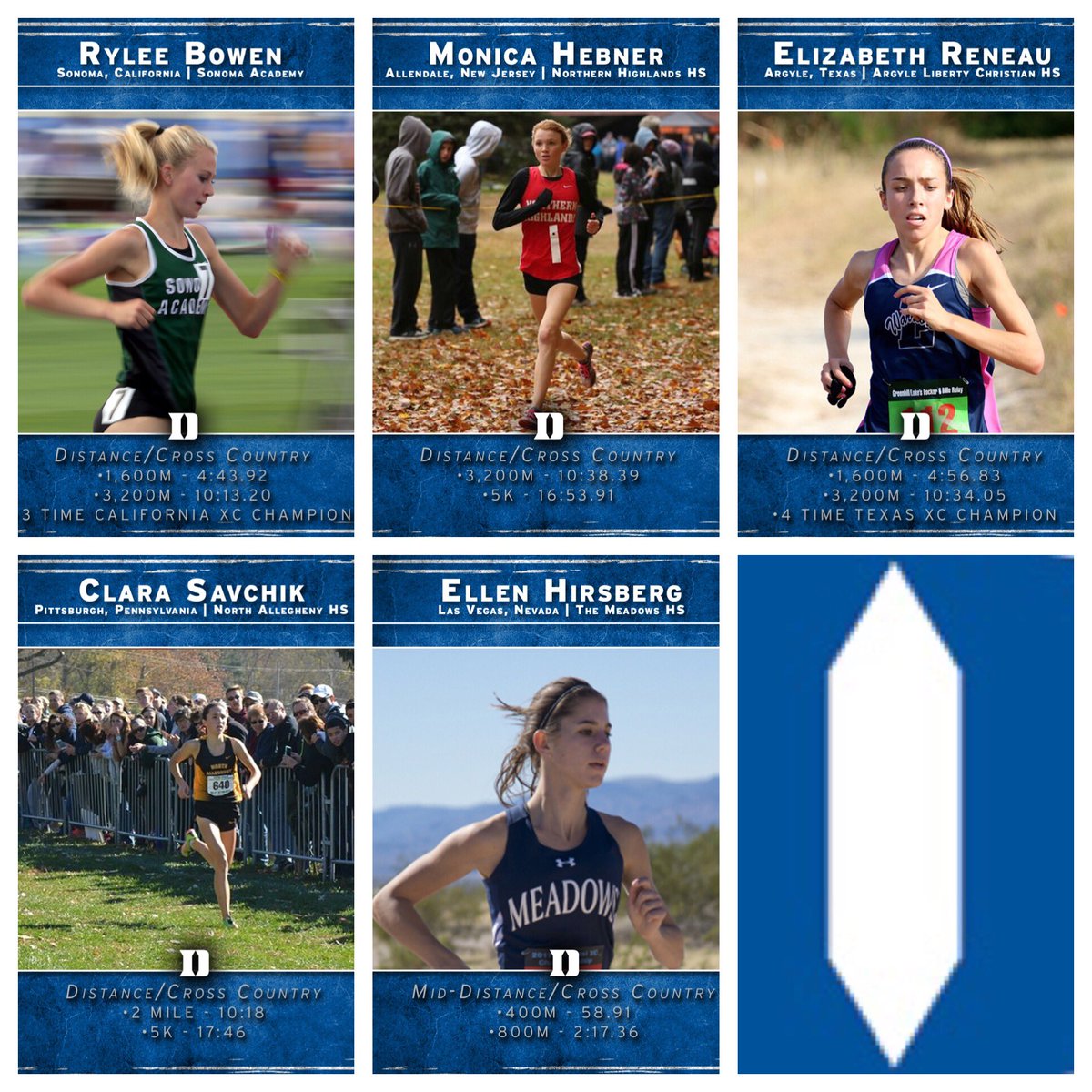 Very excited about the women’s xc class of 2022!! All of these women have the same goal in mind...excel in the classroom and on the track! Welcome to the squad ladies! #signingdaytrack <a href="/rylee/">Rylee Berbig</a>.bowen <a href="/elizabethreneau/">elizabeth reneau</a> @monicahebner <a href="/11ellen24/">ellen hirsberg</a> @clarasavchik <a href="/milesplit/">MileSplit US</a>