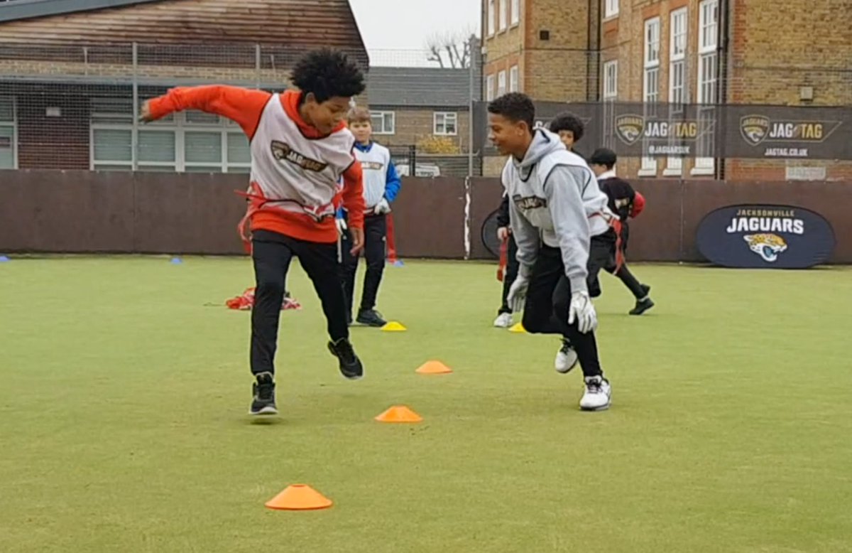 Awesome first day at our <a href="/JaguarsUK/">Jagsuk</a> #JagTag Easter Camp!

Great to see such an enthusiasm for American Football amongst young people in London! 

Can’t wait for tomorrow! #NFL #NFLUK #GetInspired