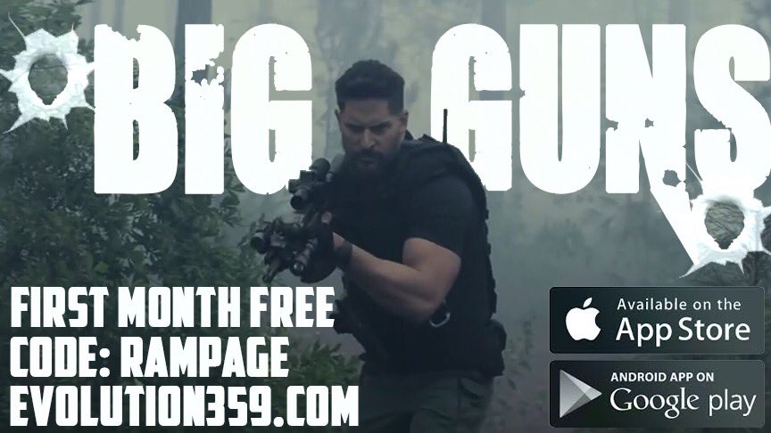 JoeManganiello's tweet image. Sign up now at EVOLUTION359.COM and get your FIRST MONTH FREE to the gym routine that will get you into MONSTER fighting shape. 
Just go to the site, click join, and enter CODE: RAMPAGE -- And this weekend go see me take on the big bad wolf!