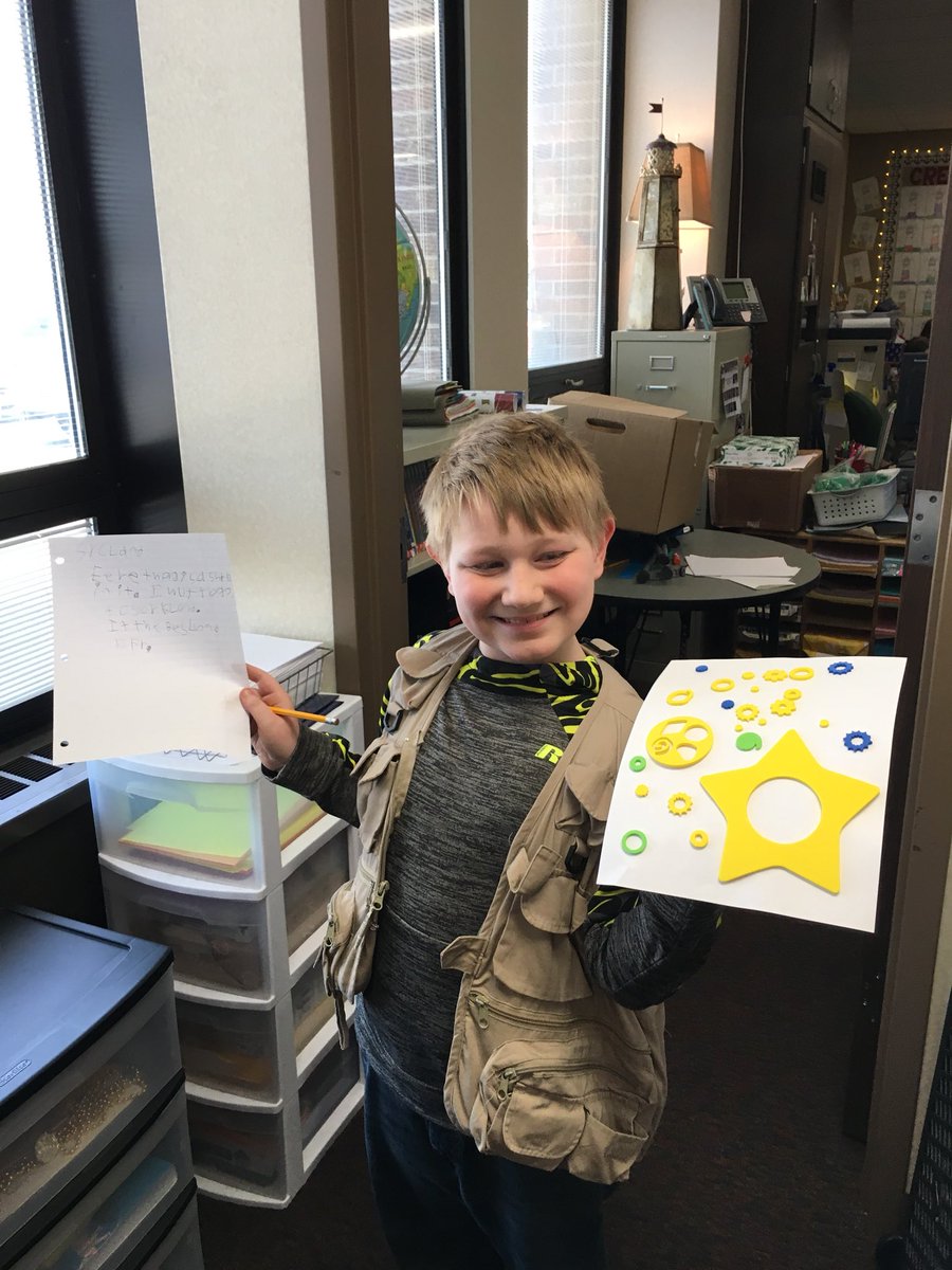 evansroom14's tweet photo. Today #crew14 gave new meaning to “creative writing”. We created lands, wrote about our new land, then presented our creation to classmates. Reluctant writers didn’t even realize they were writing or developing language skills! 💖 https://t.co/aNdeGSwLKp
