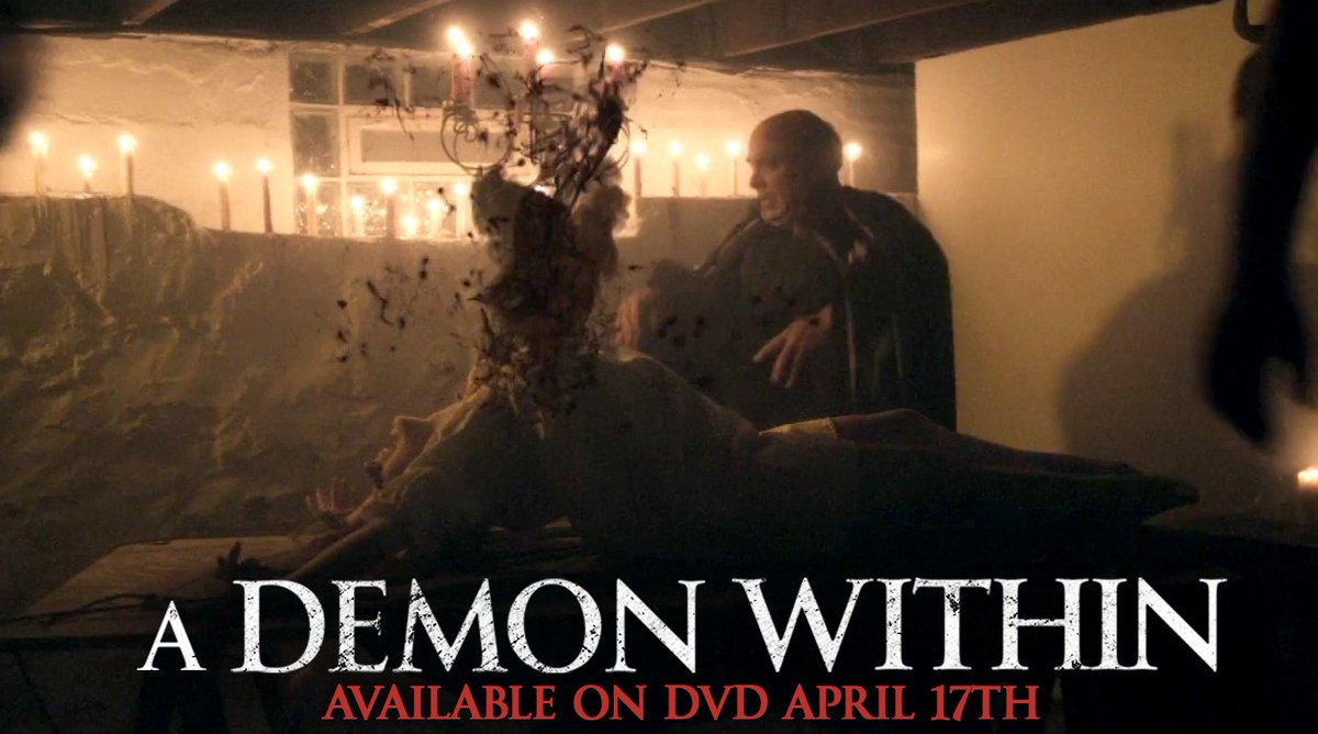 kamcat33's tweet photo. @Brendanlovesu1 I noticed you like horror films so I wanted to recommend the #ADemonWithinMovie! I had the opportunity to see in theaters and now it's coming out on April 17th on DVD. It follows a mother and daughter that move into a demonic house. https://t.co/TYseYlGpUt https://t.co/UNgYYwZDmI