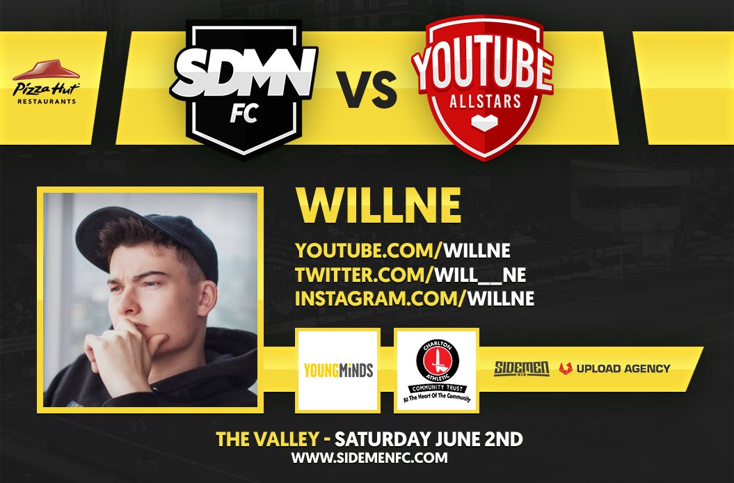 SDMNFC's tweet photo. We are excited to confirm that @Will__NE is back for this years @SDMNFC Charity Match!

Buy Tickets Here > https://t.co/8be8cPtWuZ https://t.co/C2ucW60Wnm