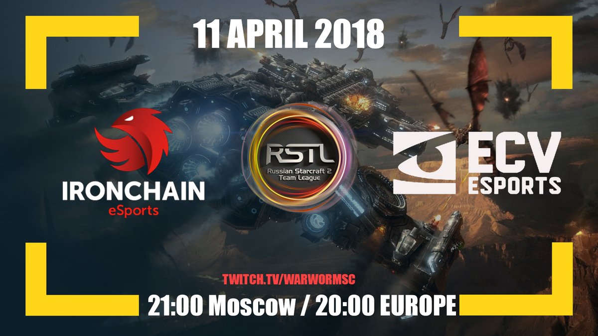 AftermathSC2's tweet photo. Let's rock! we start our stream for RSTL DIV1: match for 3 place - IOC vs ECV
https://t.co/oHiKDjZFJC
@IronChaineSport @ECVeSports @hdgame_RSTL https://t.co/E2jdtDB7a9