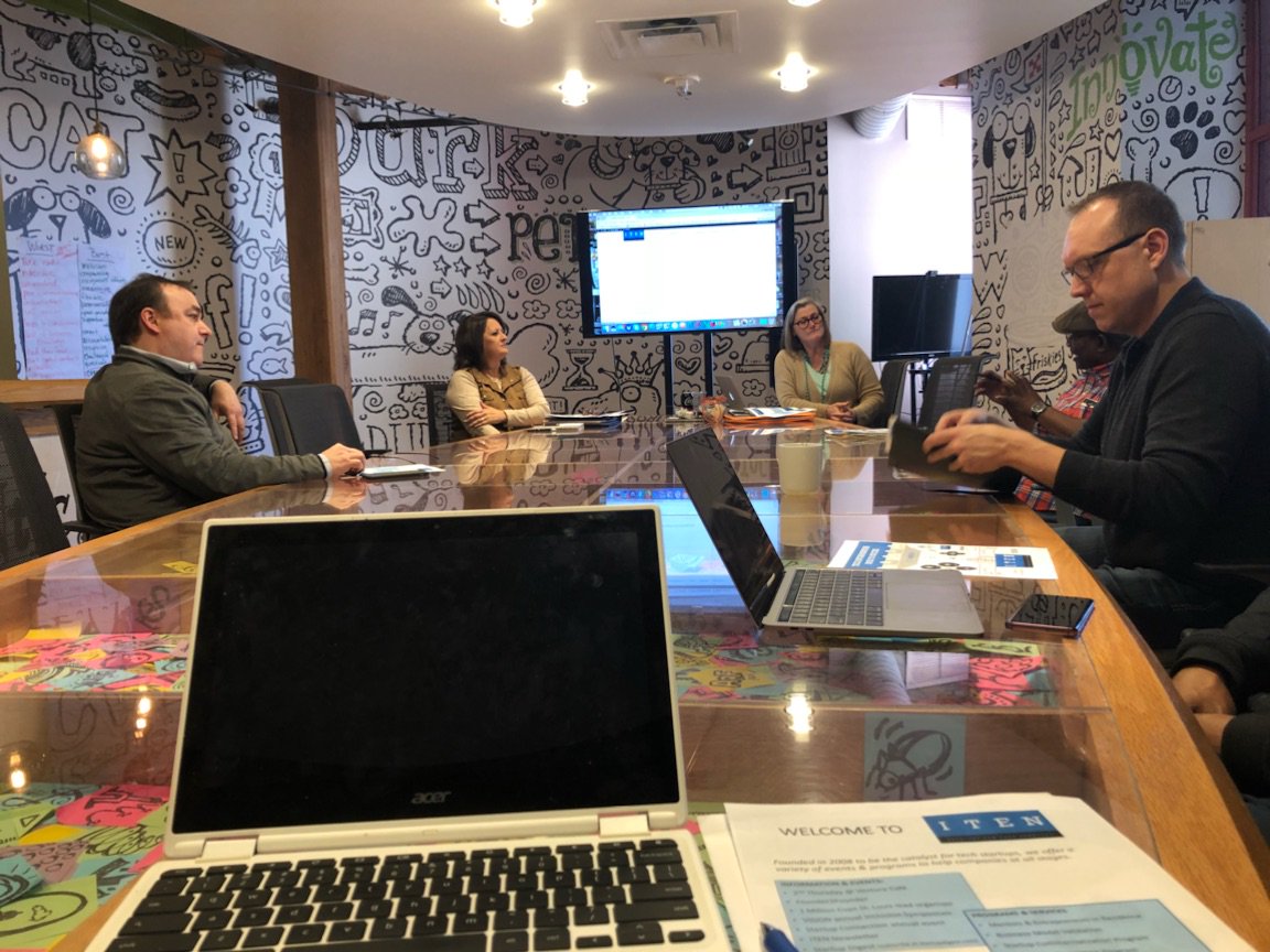 UnimentorsAPP's tweet photo. We had a great time at the ITEN intake meeting yesterday! We met other founders for incredible startups!! https://t.co/mLyBd2di6N