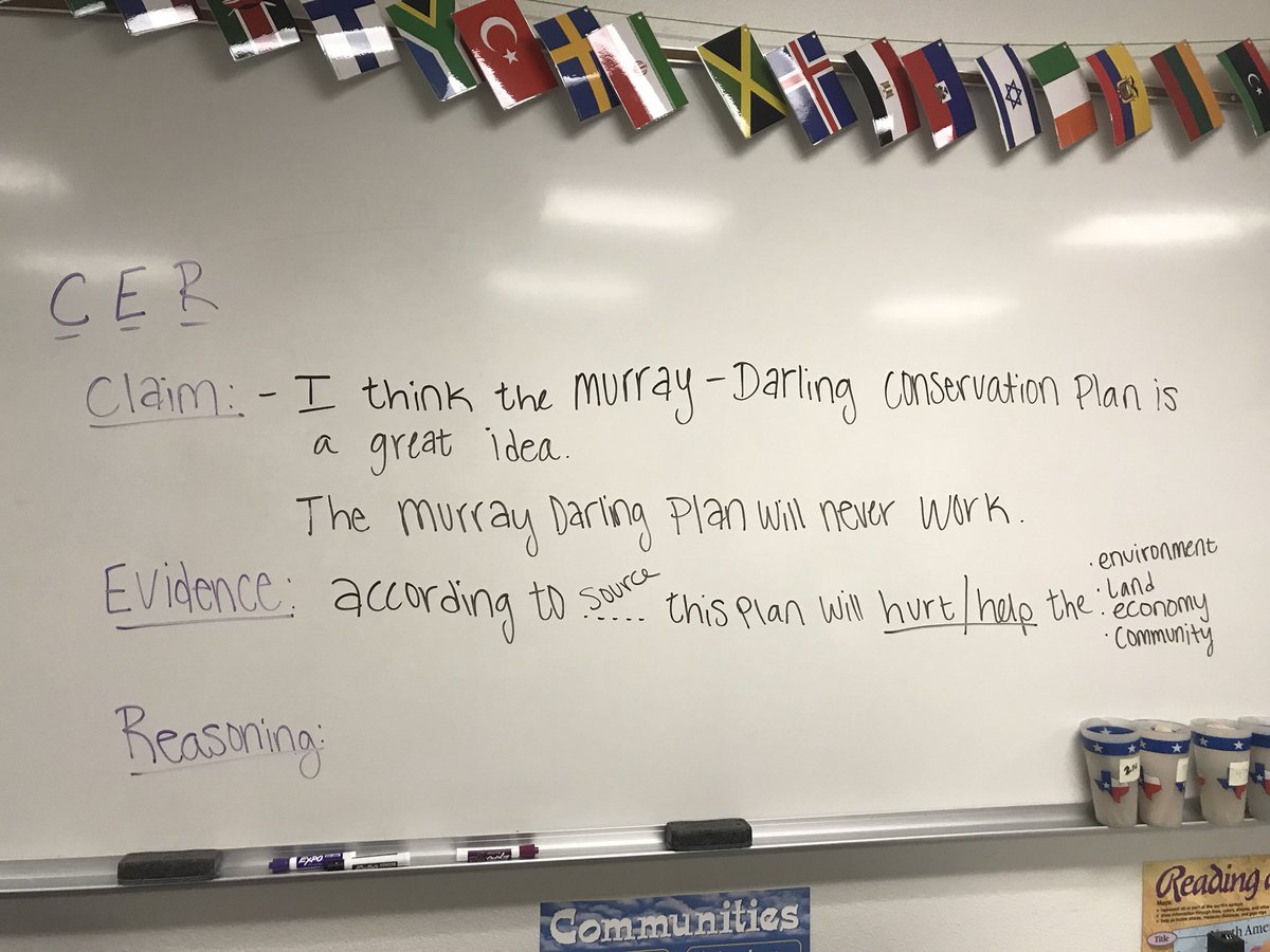 TWeeksGCISD's tweet image. Higher level thinking is not easy but my kids are doing a great job pushing through today to write their #CERs #EmbeddedAssessment #proud @MrsTeeterStocz @CTMSWolfWay