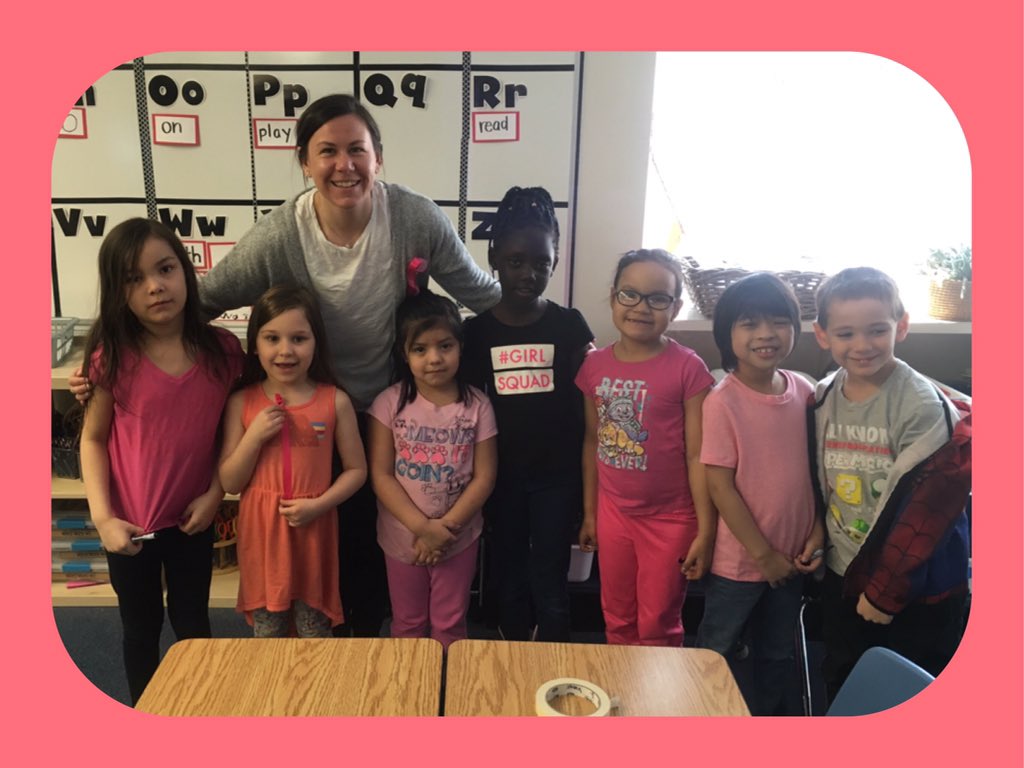 theSaint_jolene's tweet photo. Staff and students @fort_rouge stand united against bullying on #dayofpink! @dayofpink @WinnipegSD #WSDPinkDay https://t.co/LVyKQoOIoq