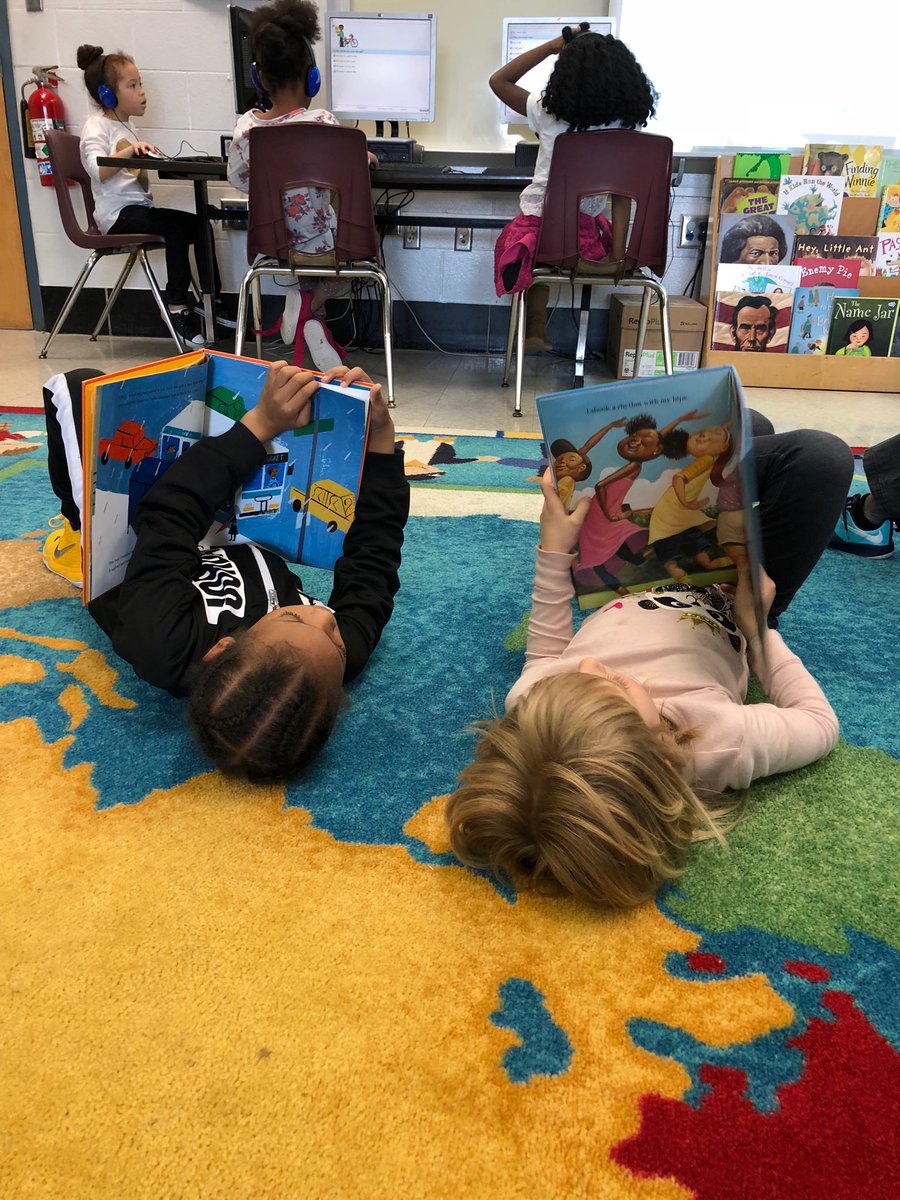 We are finished with MAP testing so now we can read a book. <a href="/CochranElem/">Cochran</a> <a href="/JCPSSuper/">Dr. Brian Yearwood</a> @Region2JCPS