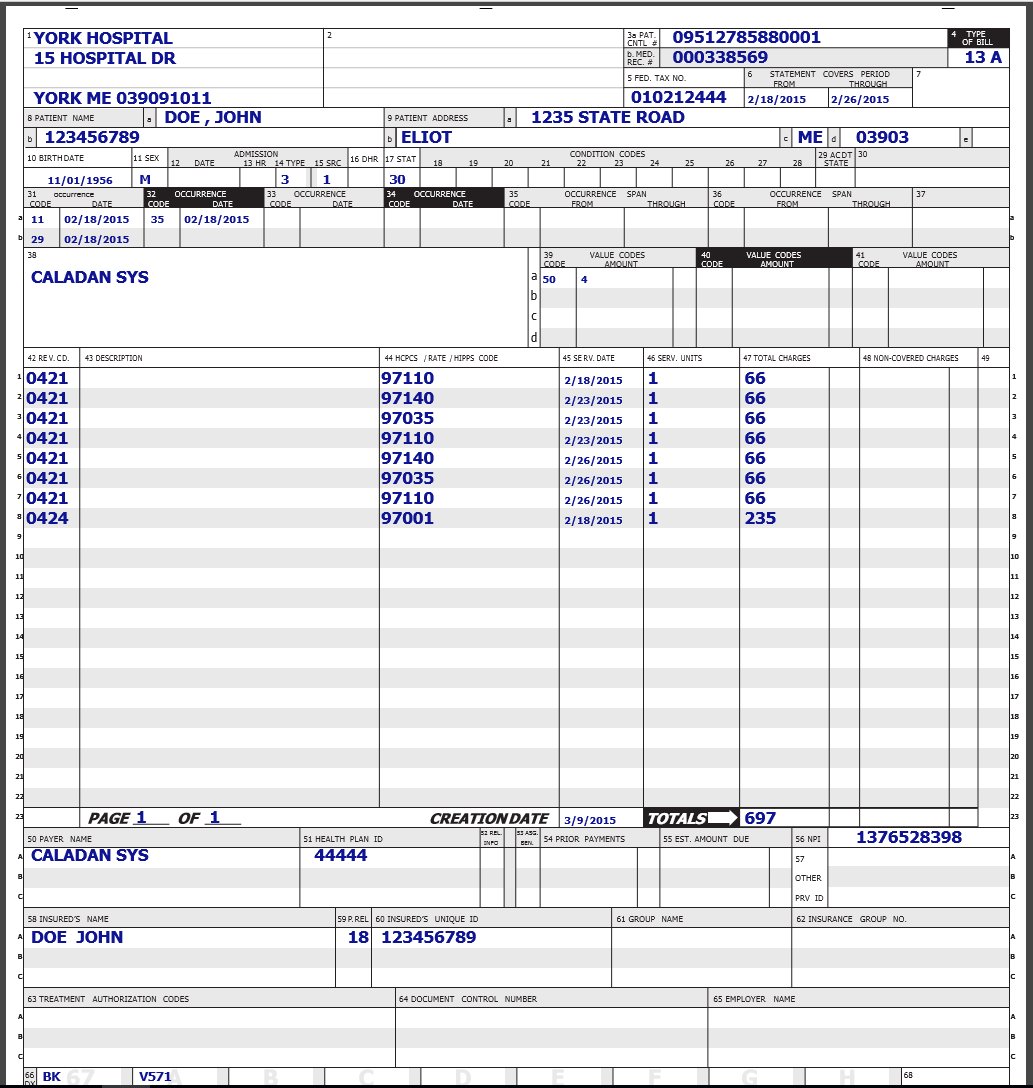 stankeniii's tweet photo. #X12 Studio is a great tool for generating CMS1500 and UB-04 forms from #hipaa 837I / 837P claim files.  It reads an #EDI file and overlays the data over the standardized form! https://t.co/VBE7QuhIhs https://t.co/wennnni6ct