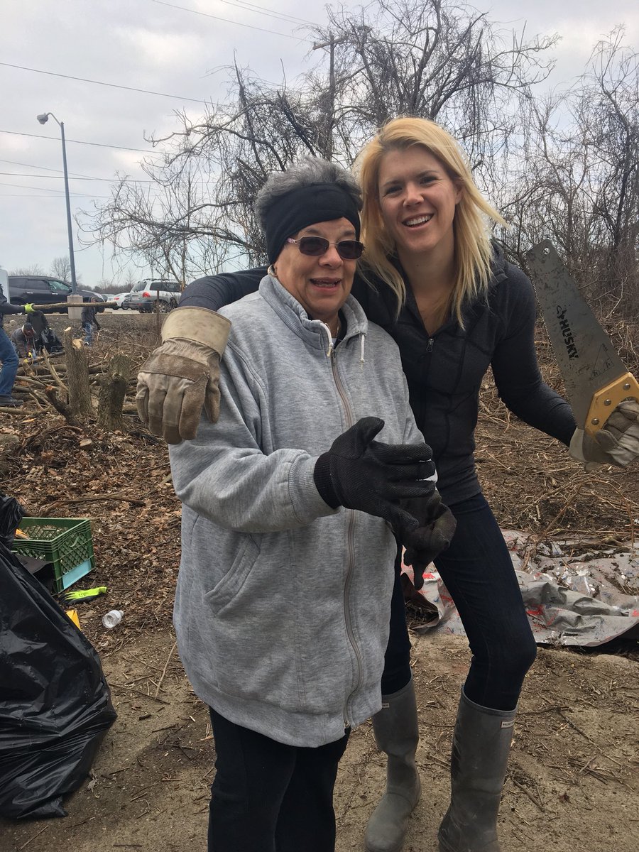 upittmac's tweet photo. We had the BEST time cutting down trees and clearing space in this empty lot for the new rain garden in #Homewood with @OBBlock @GTECHstrategies @TIPgh @EatnPark #toyrustools #handsawlove https://t.co/BwBl4Uu7zJ