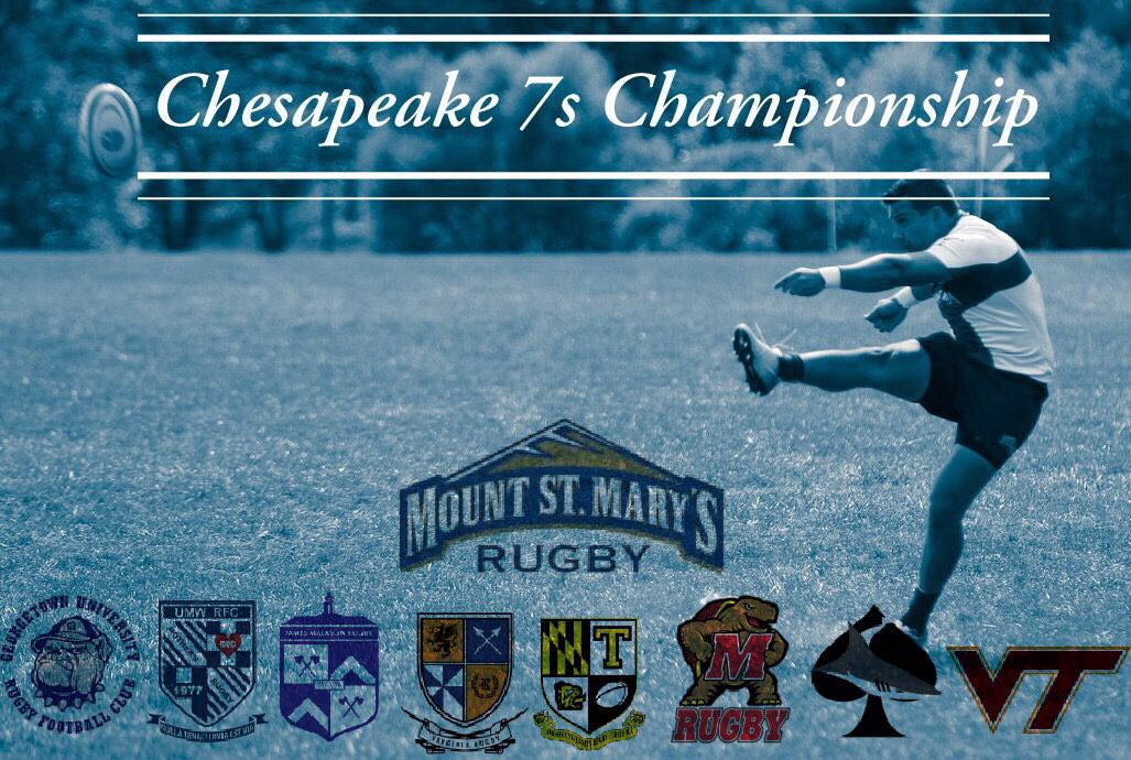 MountRugby's tweet photo. Saturday, April 21st we are hosting the Chesapeake Conference 7s Championship tournament! Come out to Echo Field and support Mount Rugby! Exact schedule to come, but the tournament will run in the 9am-5pm range #MountRugby #CRCBound https://t.co/HrCep3QfTc