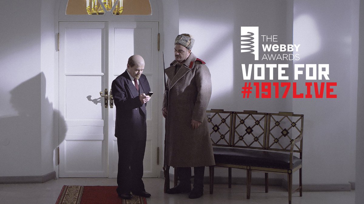 The Revolution needs you! Help Revolutionary Times win a bourgeois prize <a href="/TheWebbyAwards/">The Webby Awards</a> for 'Best Use of Social Media' - VOTE NOW wbby.co/adv-social #1917LIVE #1917CROWD