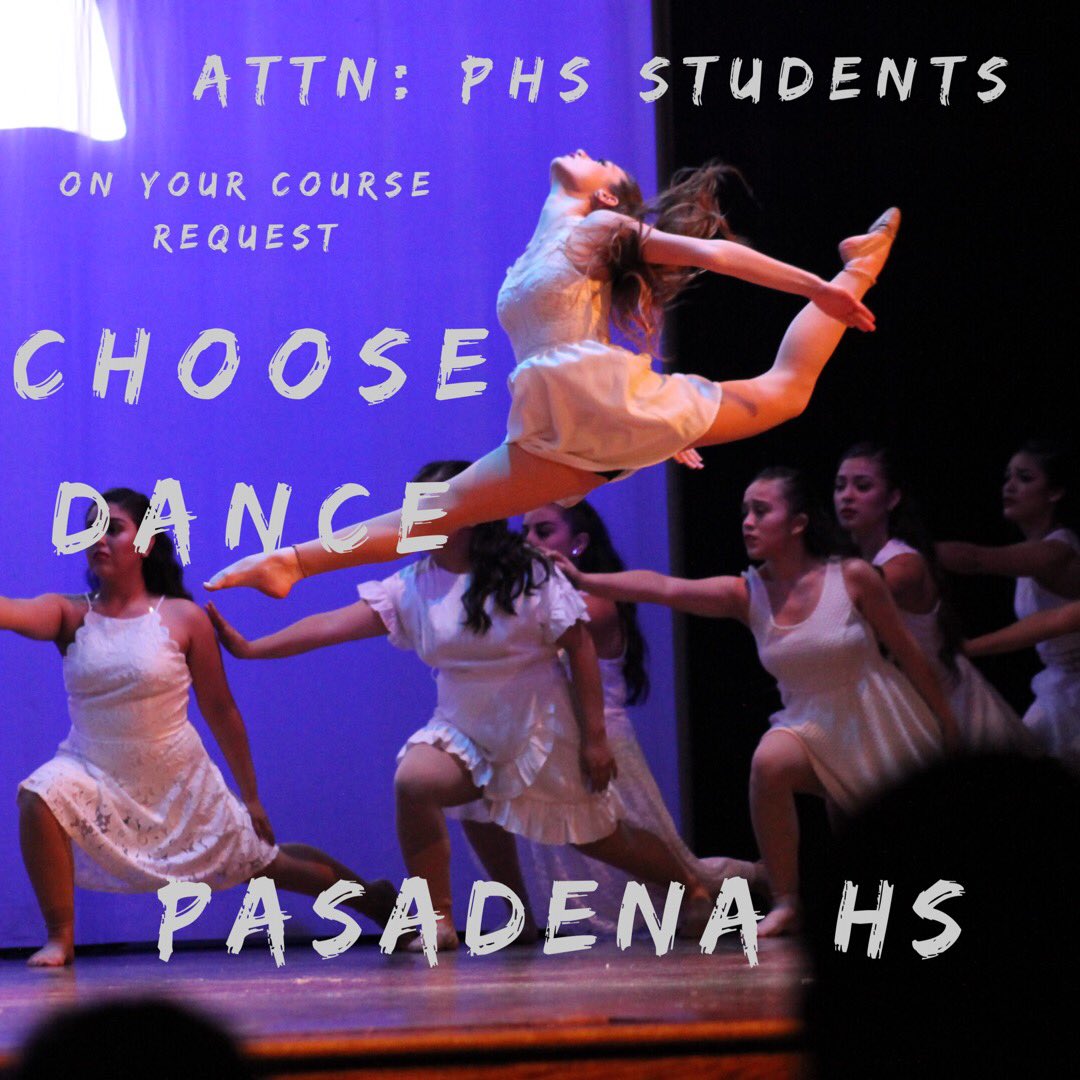 phs_ee's tweet photo. To all PHS students, choose Dance for your Course Request  to have a dance class next year as it’s a great opportunity and very fun! 💫 https://t.co/HVFFp5XJBW