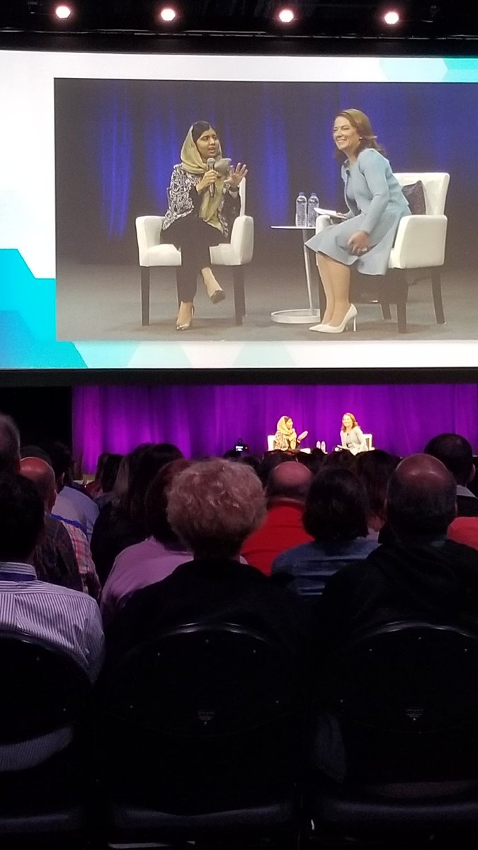 @Malala: 'It was the prayers and support of people all around the world and the blessing of God that gave me the voice to speak out... things won't change if you don't speak out.'

@TeamEllucian
#elive18
#poweredbypassion
