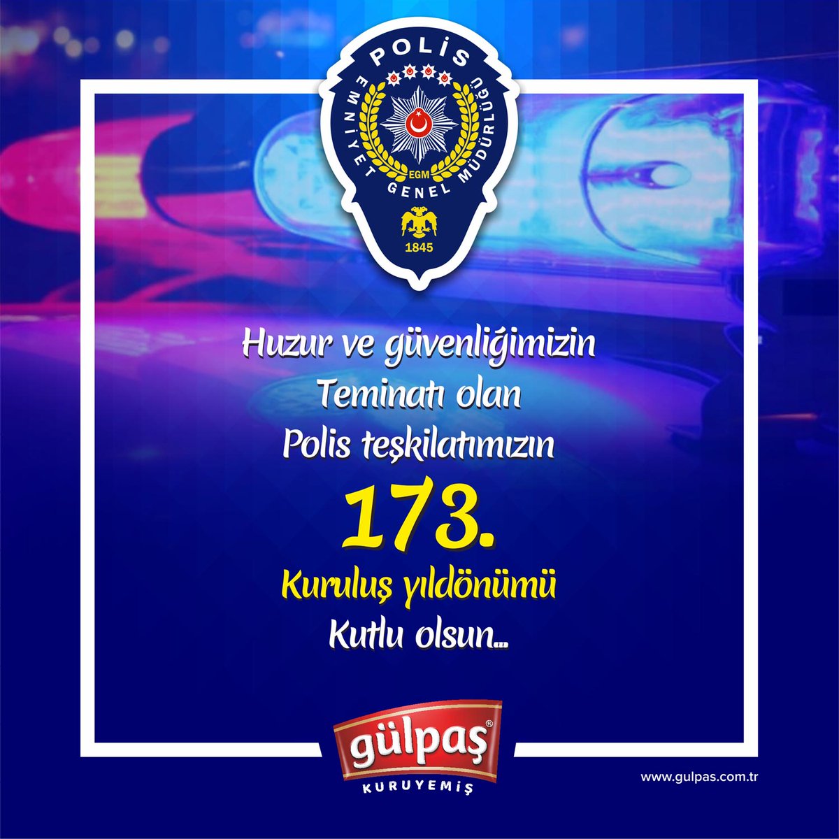 Tüm emniyet teşkilatımızın polis haftası kutlu olsun