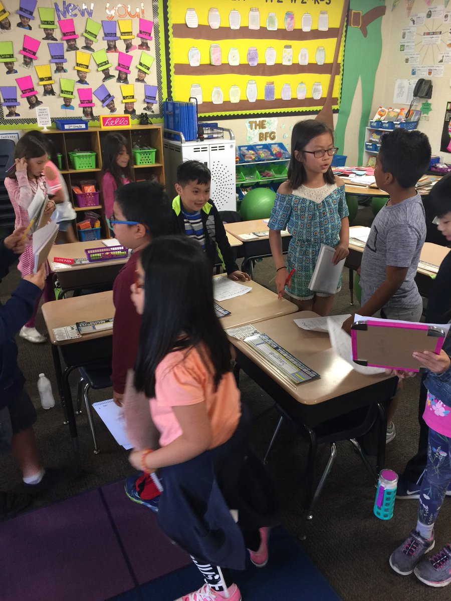 FuninElementary's tweet photo. Got the students up and moving this morning. They got to learn about what their classmates did over spring break with a fun game activity! #backfromspringbreak #whatdidyoudo #wsdhaydenhawks https://t.co/iivMw3AuuV