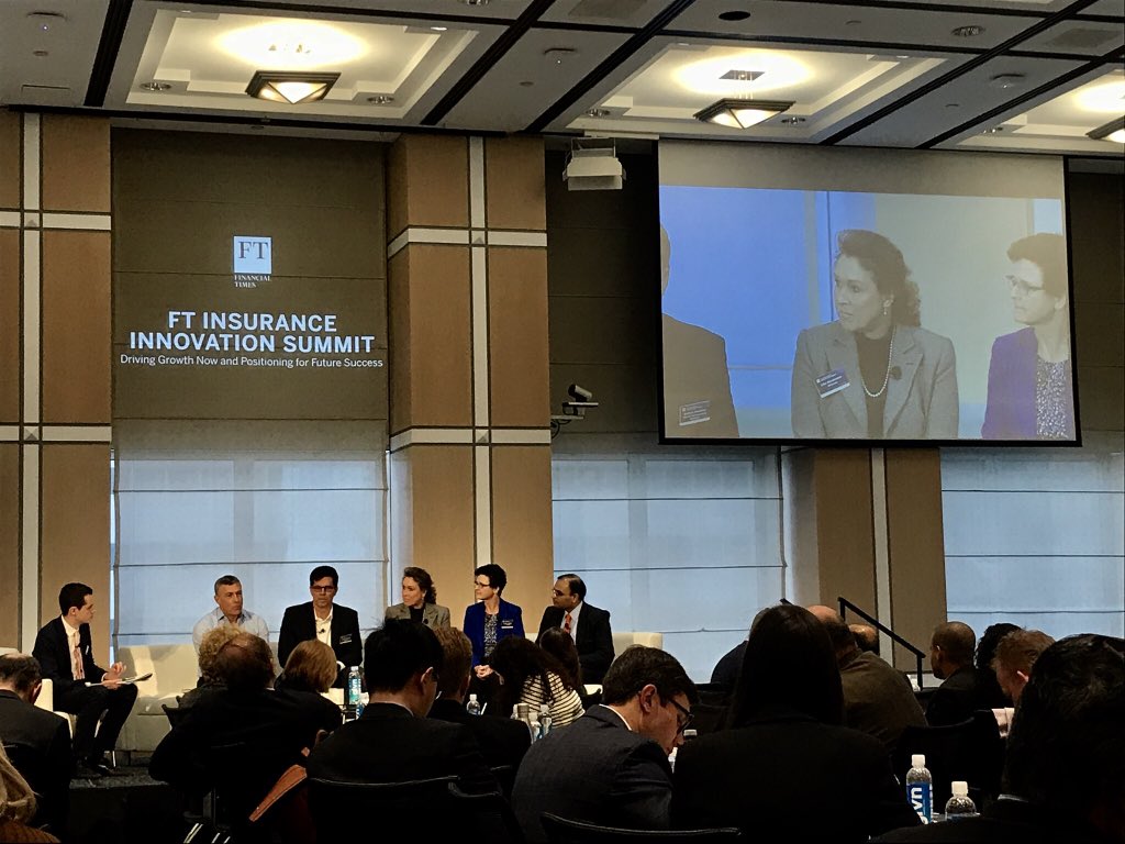 matthewcurtis's tweet photo. Milliman’s Lisa Henderson speaking at the FT Insurance Innovation Summit on the impact Insurtech startups will have on incumbents.  #FTIIS #Insurtech @millimaninsight https://t.co/W2dB7aMBcM