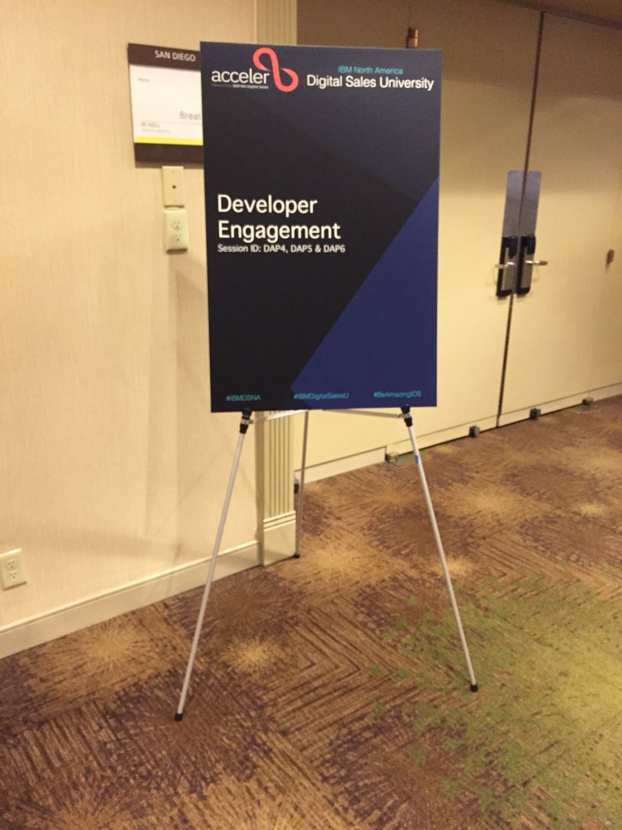 CynthiaPeeters's tweet photo. Time to be Amazing at my next session #IBMDigitalSalesU #IBMDSNA #BeAmazingIDS https://t.co/JuxJIoefnS