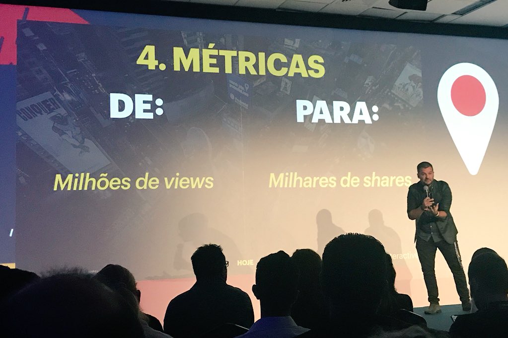 robsonfonck's tweet photo. “Todo mundo pode comprar visualizações, mas ninguém pode comprar compartilhamentos. Essa é a grande métrica: compartilhamento!” 📲 @EcoMoliterno no #20ELW https://t.co/XarZLo2sWx