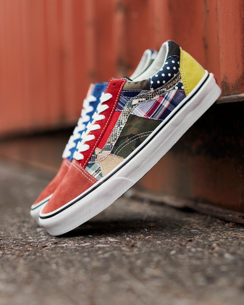 vans patchwork factory floor