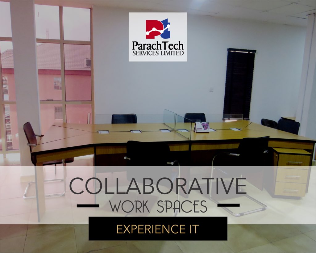 parachtechng's tweet photo. The ParachTech Synergy Hub offers you a conducive workspace, private offices, training room, conference room, mail handling and business address, super fast internet and lots more for the best prices in Lagos. Come experience it! 
Starting from N1,500/day and N25,000/month https://t.co/dpYWcSL1dP
