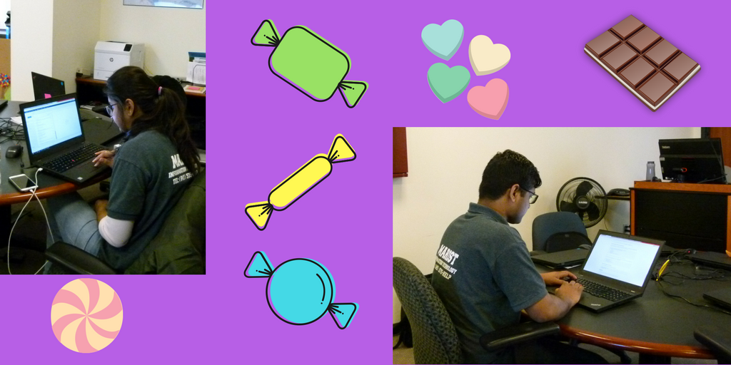 Marist_IT's tweet photo. A big shout out to our @MaristDigitalEd students who work hard to provide #EdTech and #InstructionalDesign Support!  #SEAW2018 https://t.co/5WgWRscn5U
