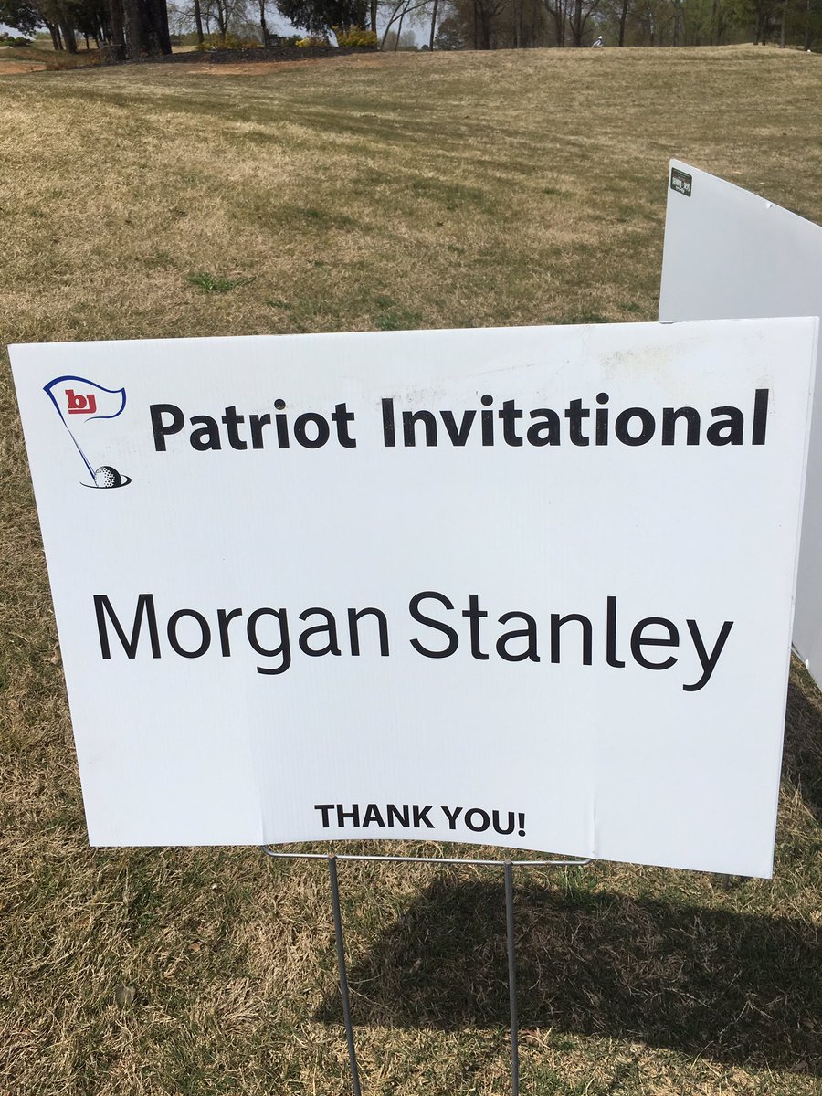 BJHSGOLFTEAM's tweet photo. We want to thank all of our sponsors! Thank you for supporting the 2018 Patriot Invitational and the Bob Jones  Golf Team! https://t.co/i8OiYcG93i