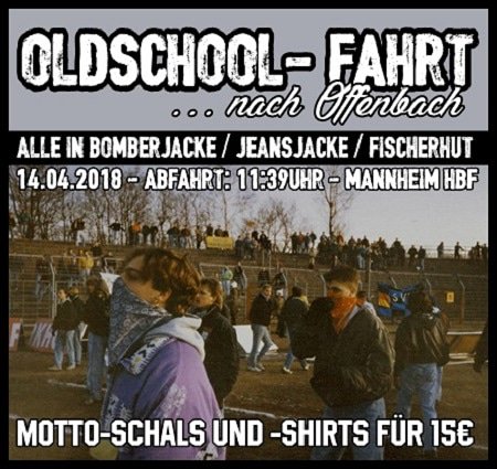Oldschool-Fahrt nach Oxxenbach!🔵⚪
#svwaldhofmannheim 
#svw07
#SVW
#gemeinsaminliga3 
#Derby
#awaydays 
#ostkurvewaldhof
#um99
#Mannheim 
#50plus1bleibt 
#traditionschlägtjedentrend 
#meistermüssenaufsteigen