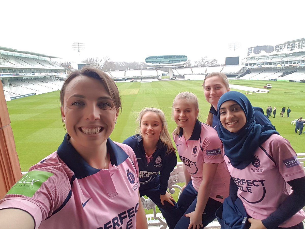 Great press day at Lord's @HomeOfCricket 
Looking forward to the start of the season with @MiddxCCCWomen 
#TeamMiddlesex